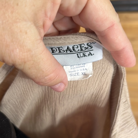 🔥Peaces Women's Lousiana Top Cream Size XL - Picture 4 of 5